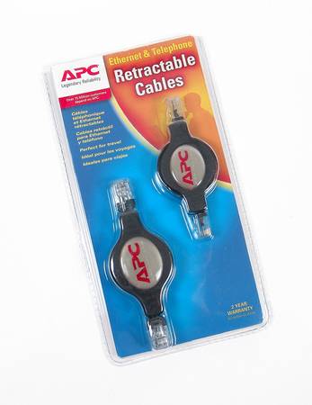 APC Ethernet & Telephone Retractable Cables 1