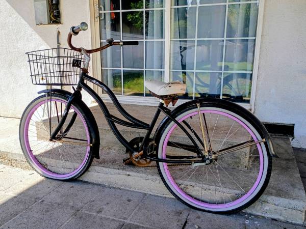 Micargi TAHITI 26" Women's Step-Thru Single Speed Beach Cruiser Bike 1