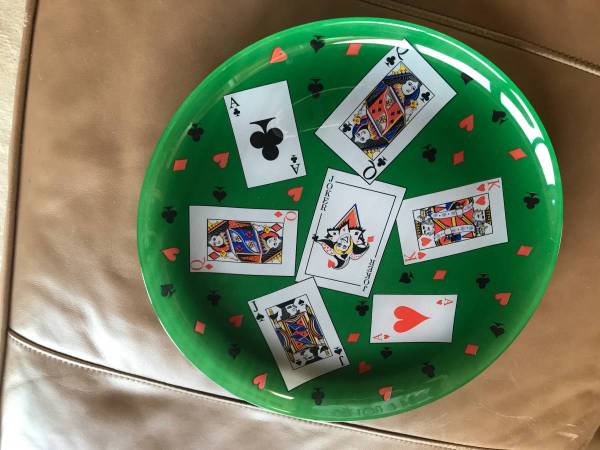 Deck of Cards Inspired Serving Plate / Dish 1