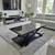 Modern solid wood coffee table with epoxy resin, exclusive design and high durab 1 thumbnail