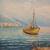 R Danford Landscape - Ship Coast - Oil on Canvas 2 thumbnail