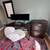 Crate & Barrel Home Office Desk Set + Matching File Cabinets + office Chair 8 thumbnail