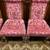Antique Napoleon French Pink Velvet Sofa Set 4 thumbnail