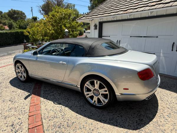 2014 Bentley Continental GTC convertible silver low miles - $79,500 (Rancho Palos Verdes)63618238956033121