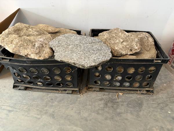 Rock for covering concrete 1