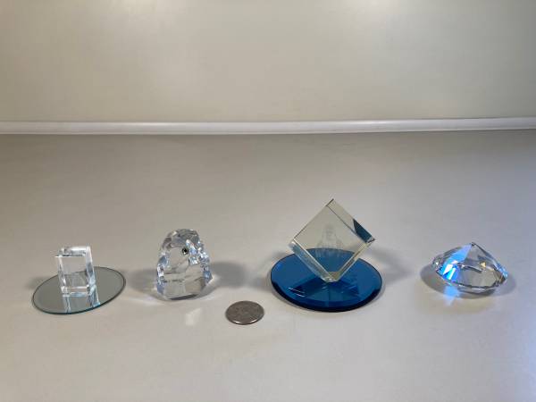 Crystal Figurines and Paperweights 1