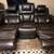3 seat Leather sofa with electric reclining 1 thumbnail