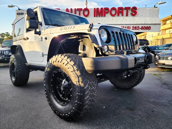2016 Jeep Wrangler Willys Wheeler 4WD (lifted) - $15,995 (Mission Valley - Prime Auto Imports)63440914346753124