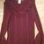 Like New Maroon Sweater Size Small 2 thumbnail