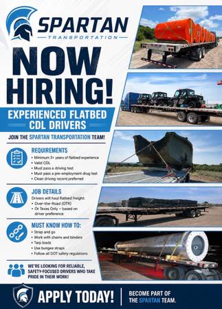 CDL FLATBED DRIVER 1