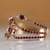 Unique ruby & diamond 18k gold ring 2 thumbnail