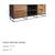 Cb2 Congo media console entertainment center tv stand sideboard 11 thumbnail