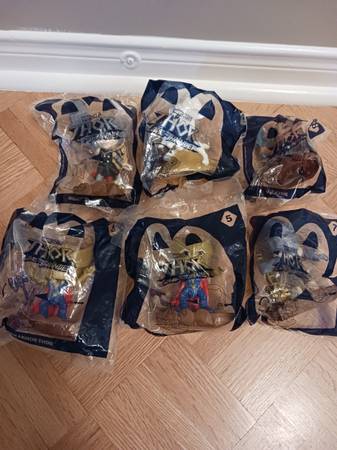 6 -Marvel THOR LOVE and THUNDER McDonalds Happy Meal Toys 1