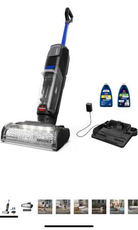 Gently used BISSELL CrossWave OmniFind Cordless Wet Dry Vacuum with FurFinder He 1