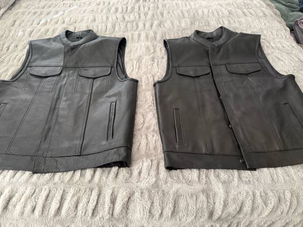 “Event Leather” leather riding vests 1