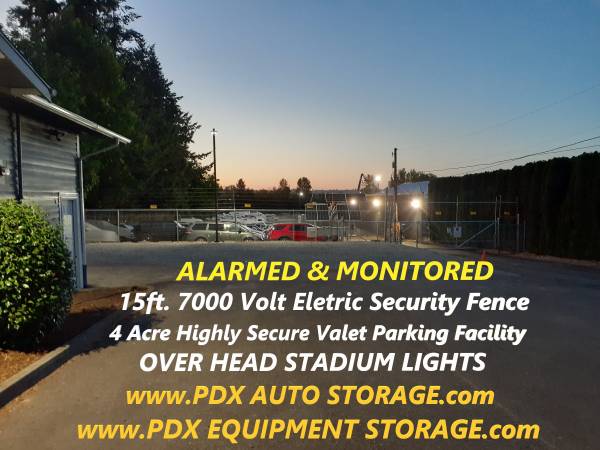 $85 $30 Fall Savings Ask How ** SECURE RV  , AUTO , EQUIPMENT STORAGE ** (5327 NE Columbia Blvd.)63777026336259121