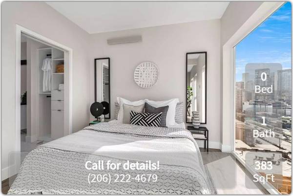 $1,699 / 383ft2 - Simply sensational 383 sqft, Studio! We fit your lifestyle! (Seattle - Capitol Hill Station)63934290734083121