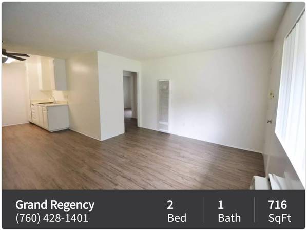 $2,690 / 2br - 716ft2 - Incredible price! Outstanding 716 sqft 2 bed / 1 bath! Tour today! (Escondido)63894007539203121