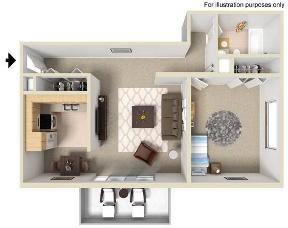 $999 / 1hab - 650ft2 - ¡ÚLTIMO DE 1 HABITACIÓN $999! ¡ADEMÁS $500 DE DESCUENTO EN COSTOS DE MUDANZA! (Norton Shores)63882239717889122
