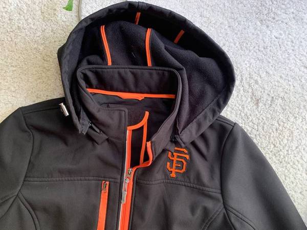 SAN FRANCISCO GIANTS G-III SPORTS SUDADERA CON CAPUCHA DE CIERRE COMPLETO CHAQUETA PARA MUJER TALLA L - $100 (LOS GATOS)63471478416129121