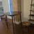 Round high top table and two quality stools 1 thumbnail