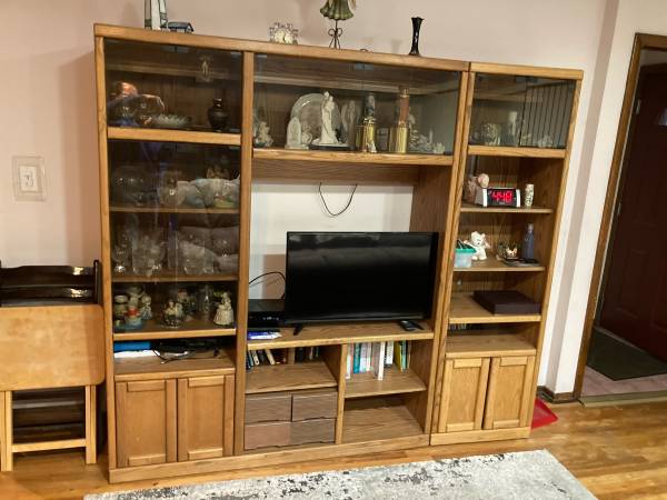 Wood Television console 1