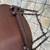 Vintage walnut flip top / folding gateleg table A166 3 thumbnail