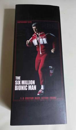 SuperMadtoys Six million dollar man 1/6 scale figure hot toys size 1