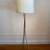 Vintage Coronet Lighting Mid-Century Brushed Steel Tripod Floor Lamp 1 thumbnail