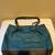 Garnet Hill Blue and Brown Tote Bag Made In Italy 3 thumbnail