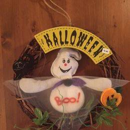 Halloween wreath 1