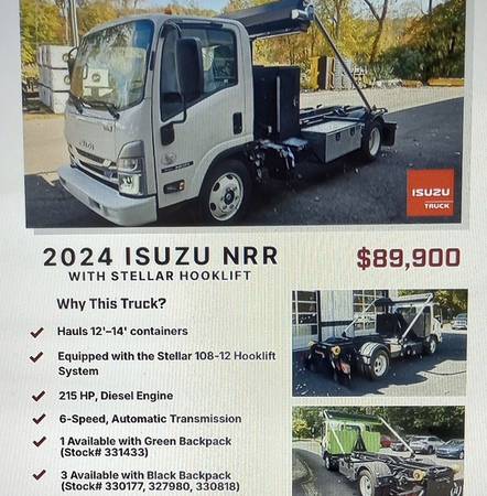 2024 Isuzu NRR HOOKLIFT