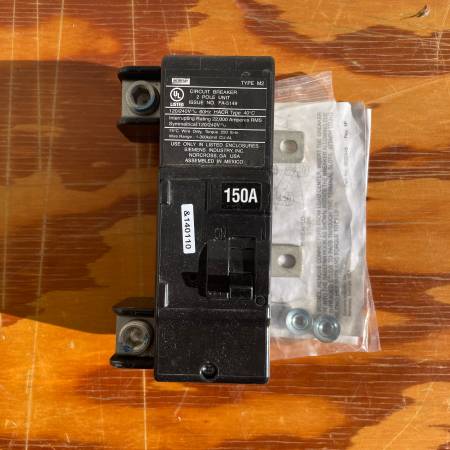 Murray MBK150M Circuit Breaker, 150amp 2-pole 1