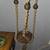 Vintage 1970s Boho Huge Macrame Plant Hanger Holder 8 feet Brass Beads 4 thumbnail