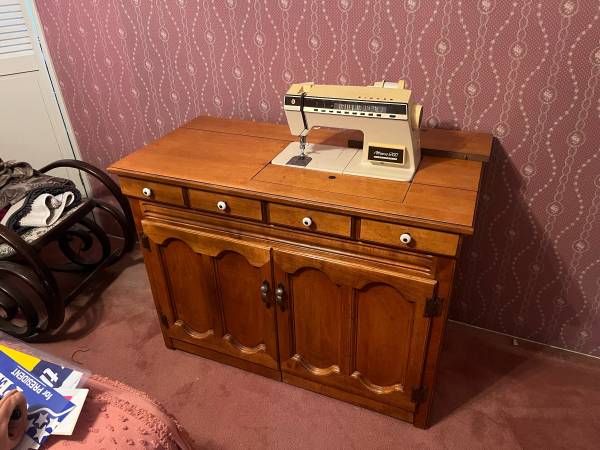 Unique Sewing Machine Cabinet 1