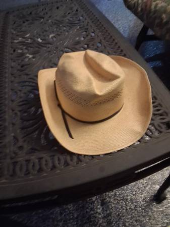 Stetson Straw mesh Cowboy Hat-1970s 1