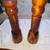 CANDLE STICKS HOLDERS HANDMADE RED CEDAR 1 thumbnail
