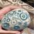 Mid Century Vintage Ceramic Egg Retro Atomic Starburst Design 4 thumbnail