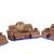 Saddle brown power reclining 3pc living room set w/ USB/LED- new 1 thumbnail