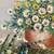 Daisies in a Bronze Vase. Original Painting 2 thumbnail