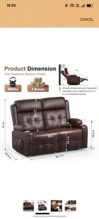 Reclining Loveseat 1