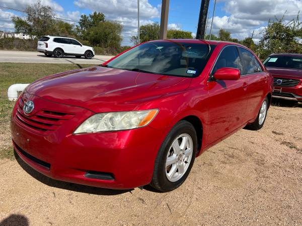 2008 Toyota Camry Red 1
