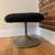 Mid Century Leather Ottoman Footrest Footstool 4 thumbnail