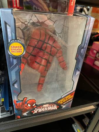 New Marvel Ultimate Spiderman 3D Wall Light FX Deco Hand! 1