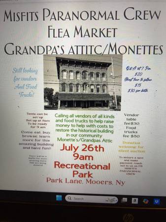 Misfits Paranormal Crew Flea Market 1