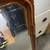Vintage wood mirror gold accents 4 thumbnail