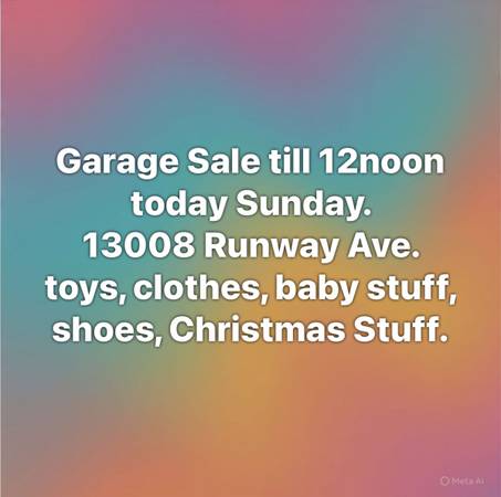 Garage Sale 1