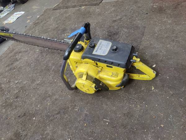 Old McCulloch 660 gear reduction chainsaw 1