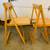 Mid Century Modern Set of 4 Vintage Romanian Folding Chairs 14 thumbnail