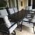 High end outdoor 9pc patio set - NEW - aluminum frame Sunbrella cushion 2 thumbnail